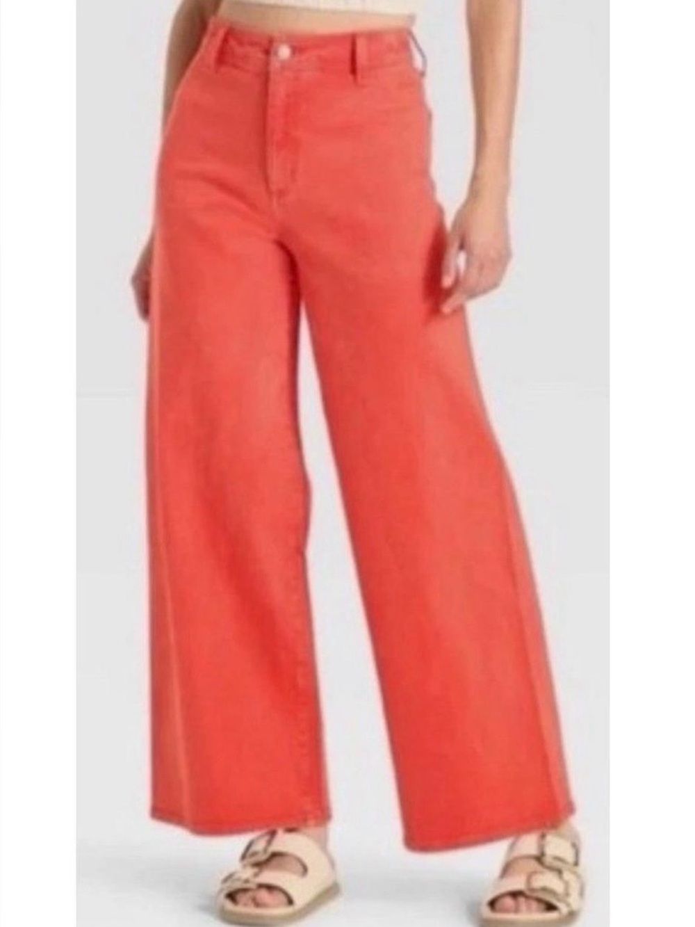 Universal Thread Coral Wide Leg SailorHigh-Rise Jeans